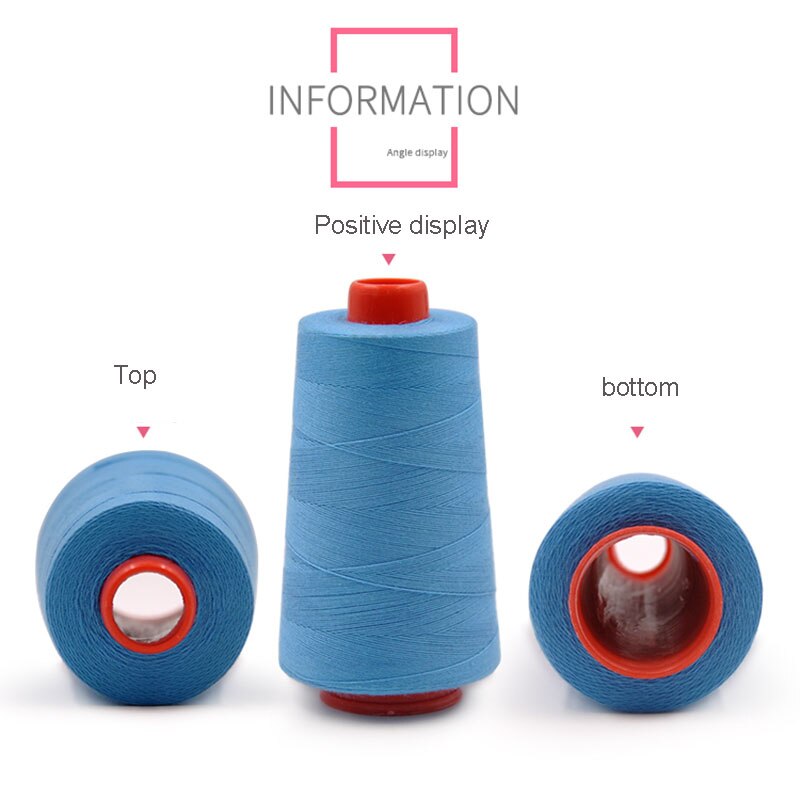 Polyester Three Thick Sewing Thread Jeans Thread Hand Stitching Canvas Coarse Cloth Denim Thread Sewing Machine Thread 20s/3