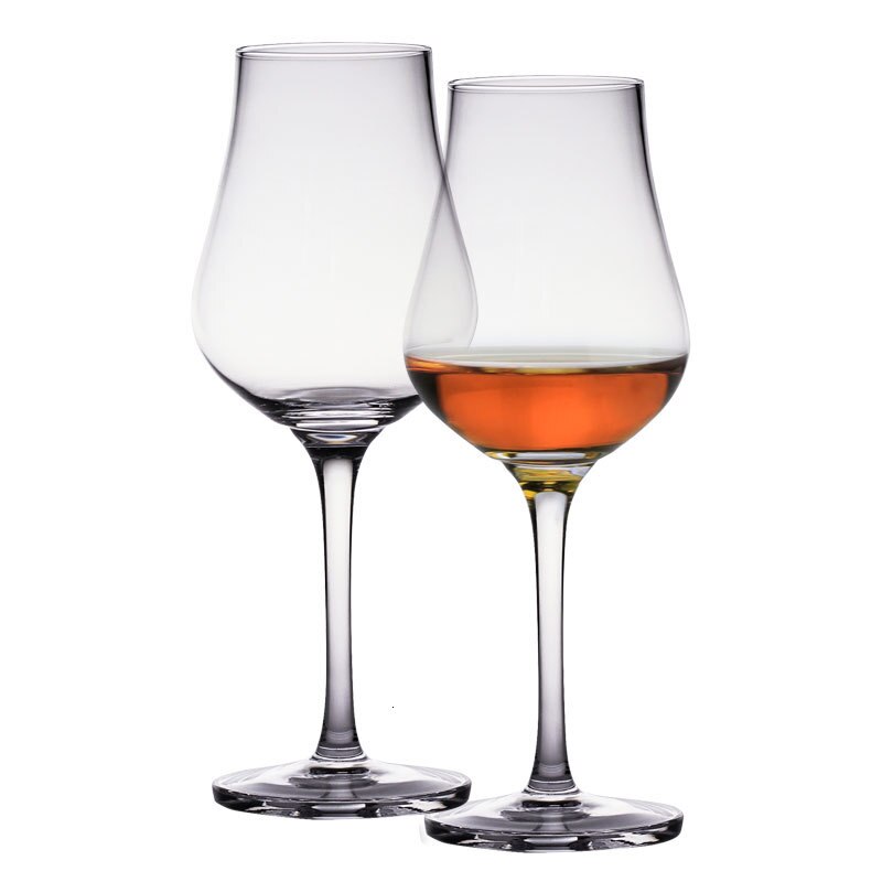 Scottish Standard Scotch Whisky Tastng Goblet Crystal Cup Pure Wheat Whiskey Copita Nosing Glass For Chateau Sommelier Box: 2 Pcs