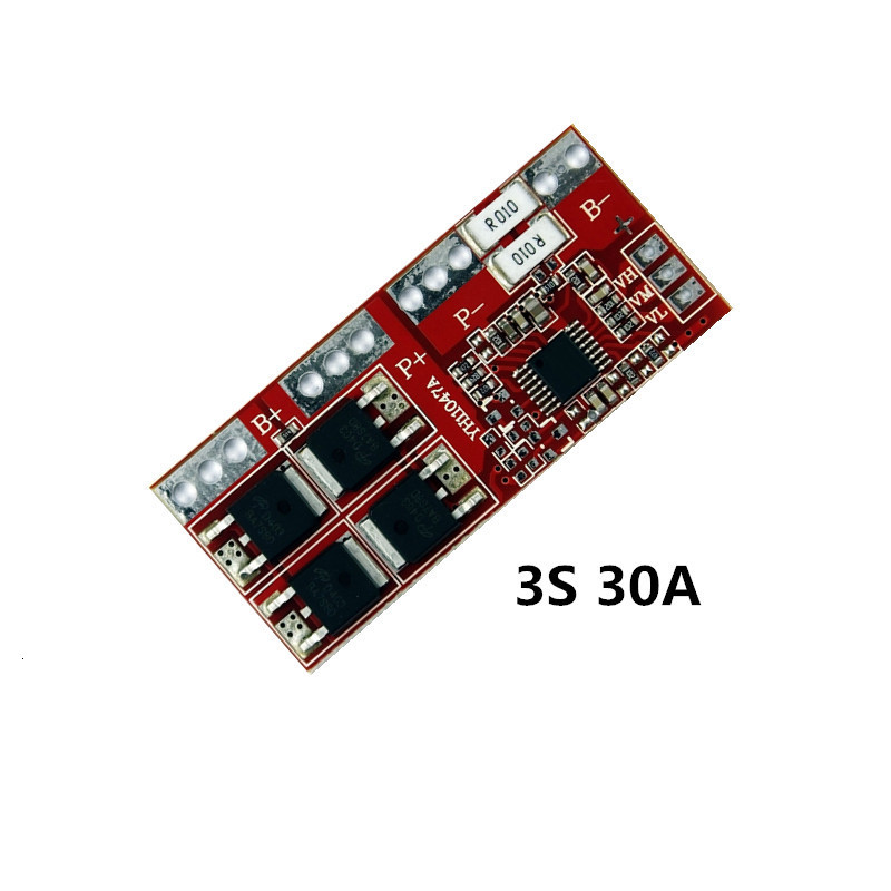 BMS 18650 Lipo/Lifepo4/Carte de Protection de Batterie Au Lithium 3.2V 3.7V 3S BMS 1.2A/1.3A 10A 15A 20A 30A 40A 50A 60A 100A: royal blue