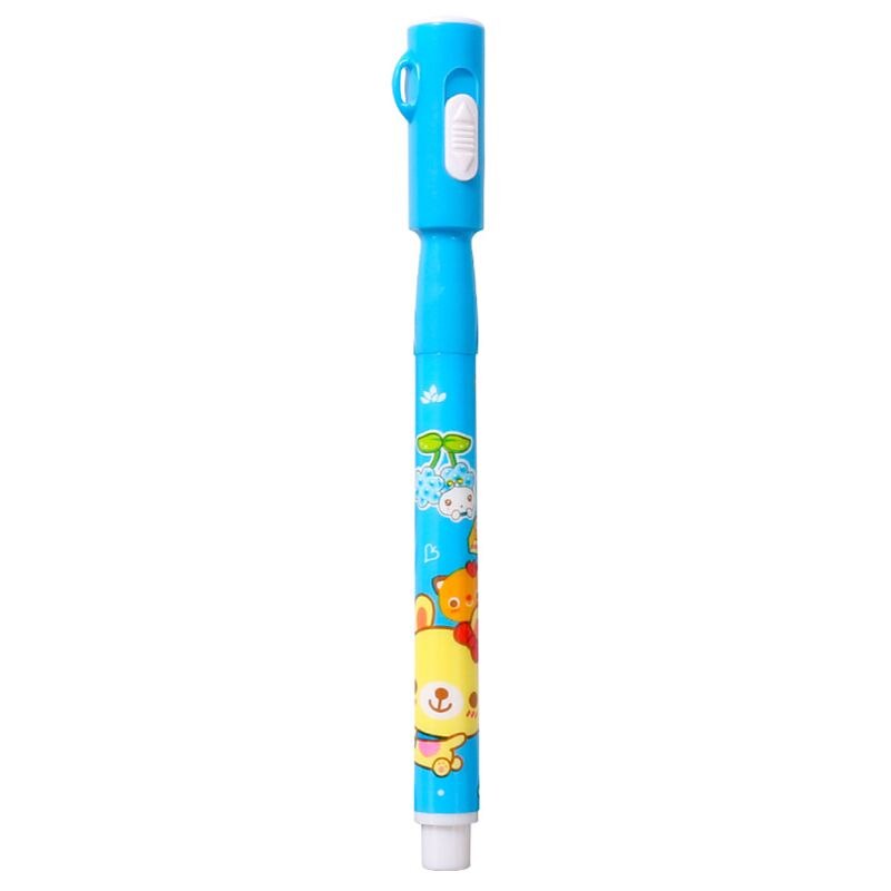 Stylo à encre invisible, lampe torche 1 uv 2 in led, marqueur, surligneur, papeterie scolaire et de bureau