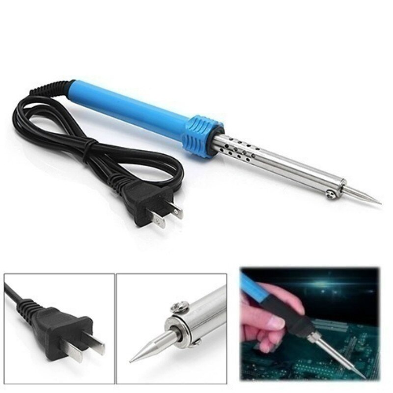 60W Mini Soldering Iron Adjustable Temperature Electric Solder Iron Rework Station Mini Handle Heat Pencil Welding Repair Tools