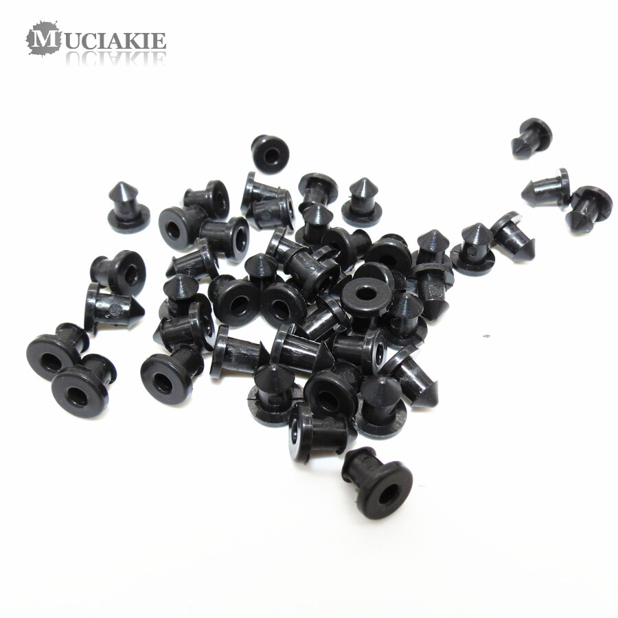Muciakie 50 kpl 4/7mm puutarhaletkun pään tulppa vesiletkun pään liittimet 1/4 '' letkulle rikastintulpan päätykappale väkäsovitin piikki