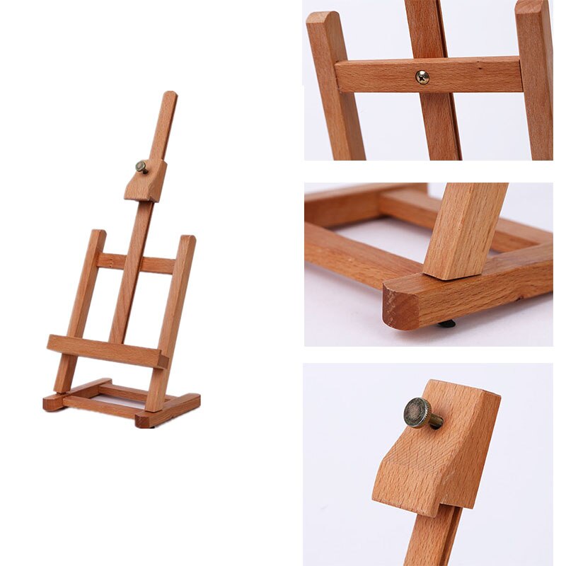 Wooden Sketch Easel For Artists Painting Stand H-frame Table Easel Stand Painting Accessories Oil Paint Art Supplies Adjustable