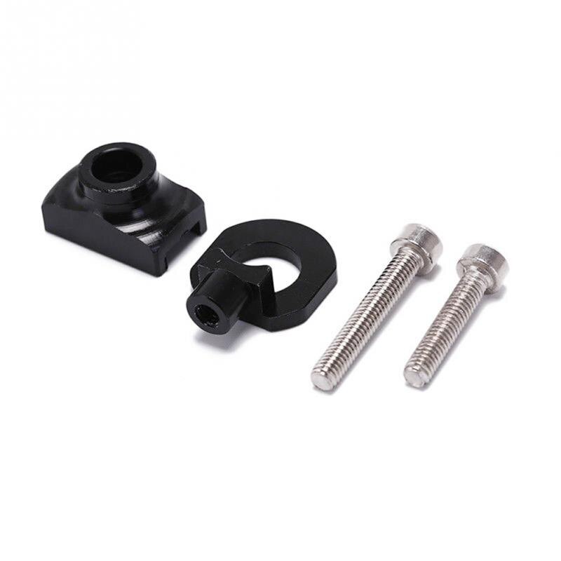 Bike Chain Tensioner Adjuster Aluminum Alloy Bicycle Fastener Bolt Single Speed Bicycle Bolt Screw For Bmx Fixie Bike Black