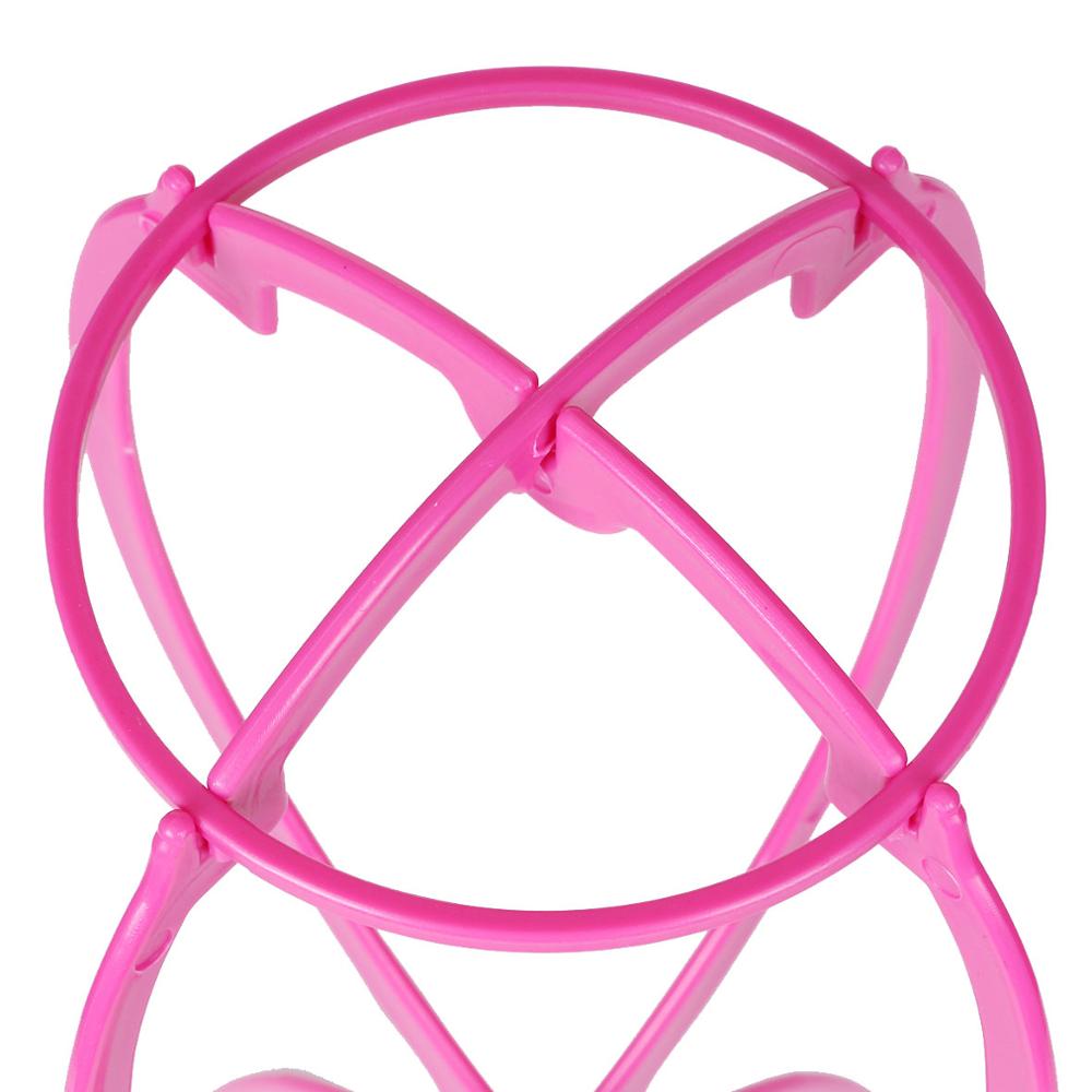 XTREND 1PC Colorful Ajustable Wig Stands Plastic Hat Display Wig Head Holders Mannequin Head/Stand Portable Folding Wig Stand