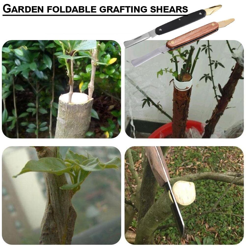 Fruit Vegetable Grafting Device Grafting Pruning Garden Foldable Grafting Cutter Pruning Seedling Tree Convenient Cutting Tool