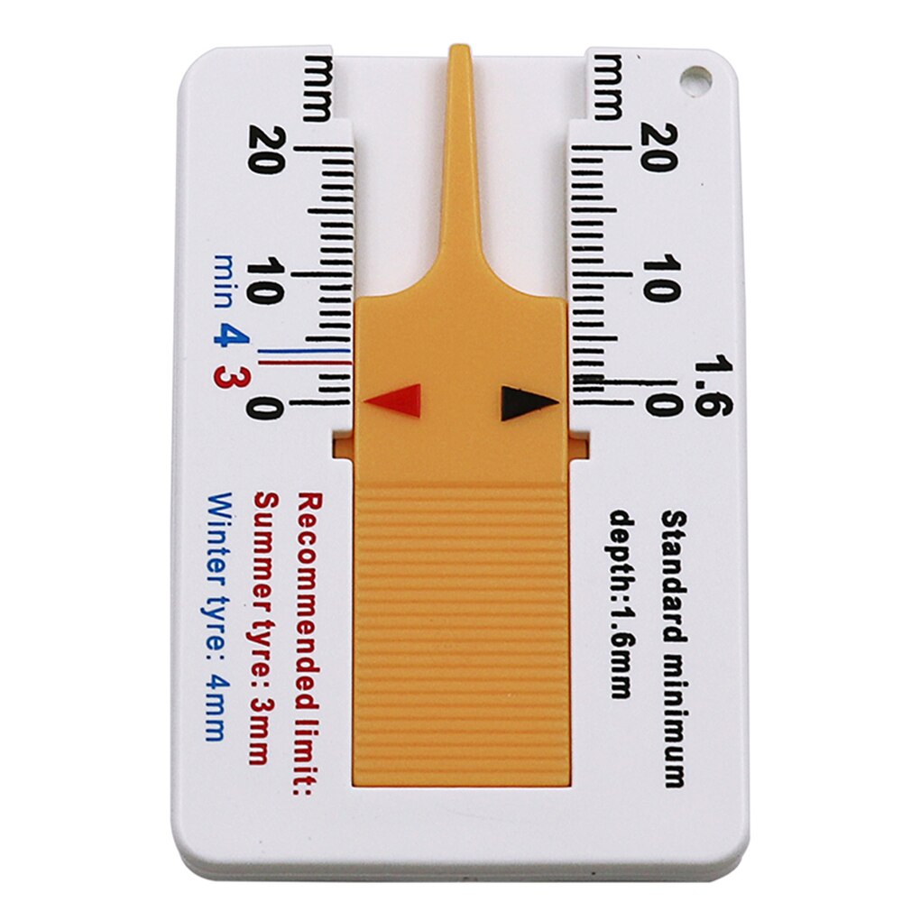 0-20mm Auto Car Tyre Tread Depthometer Depth Meter Indicator Tire Gauge Gage Motorcycle Trailer Wheel Measure Tool Caliper