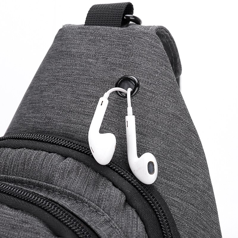 Neue Anti-Diebstahl männer Bote Taschen Multi-tasche Schlinge Schulter Taschen lässig Brust Pack Reise Umhängetaschen männlichen