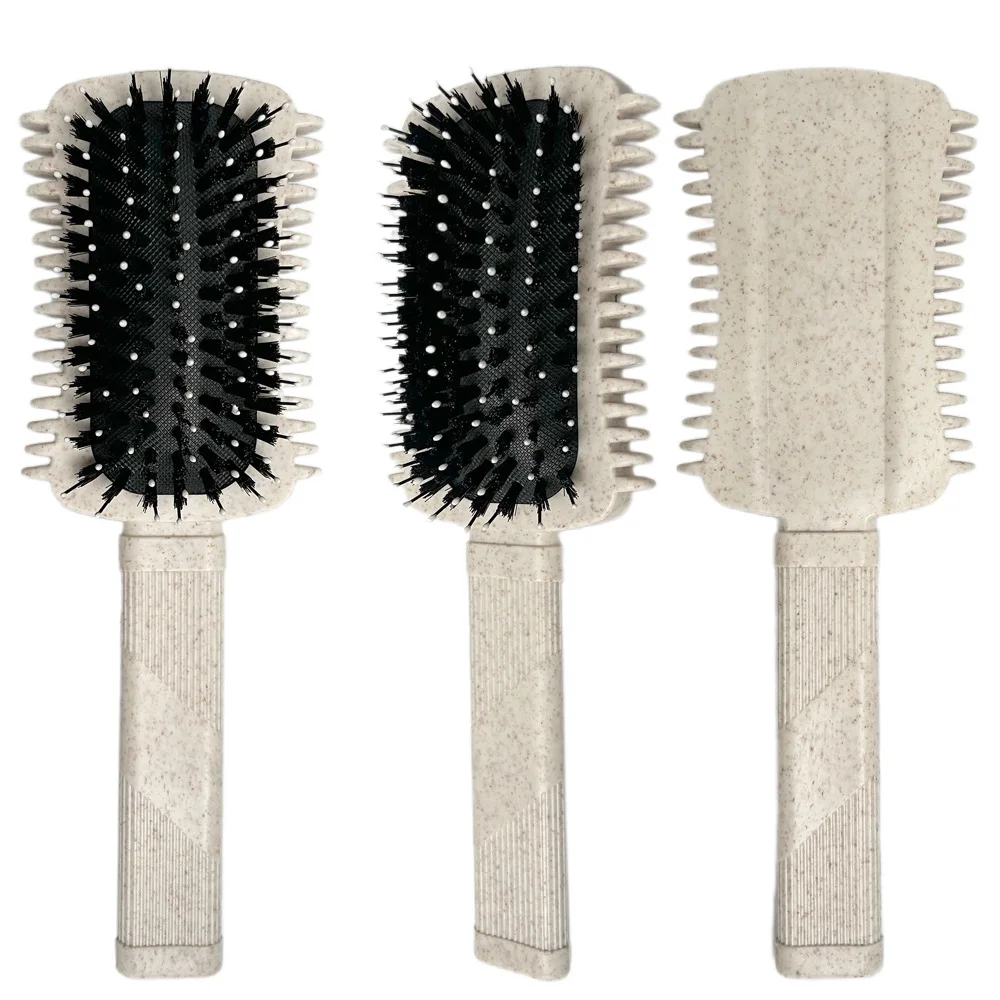 Curl Define Brush,Bounce Brush for Curl Define Hair,Volume Curly Hair Brush Shaping and Style Women's Curls Style: Beige