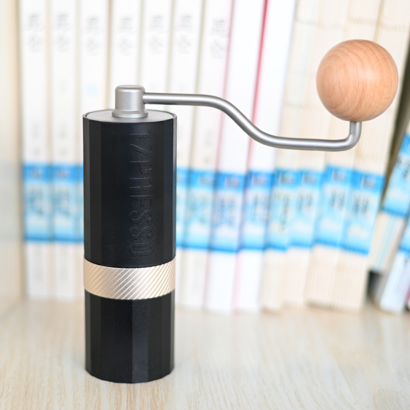 1zpresso Q AIR portable coffee grinder manual coffee mill 38mm 7core burr adjustable: black