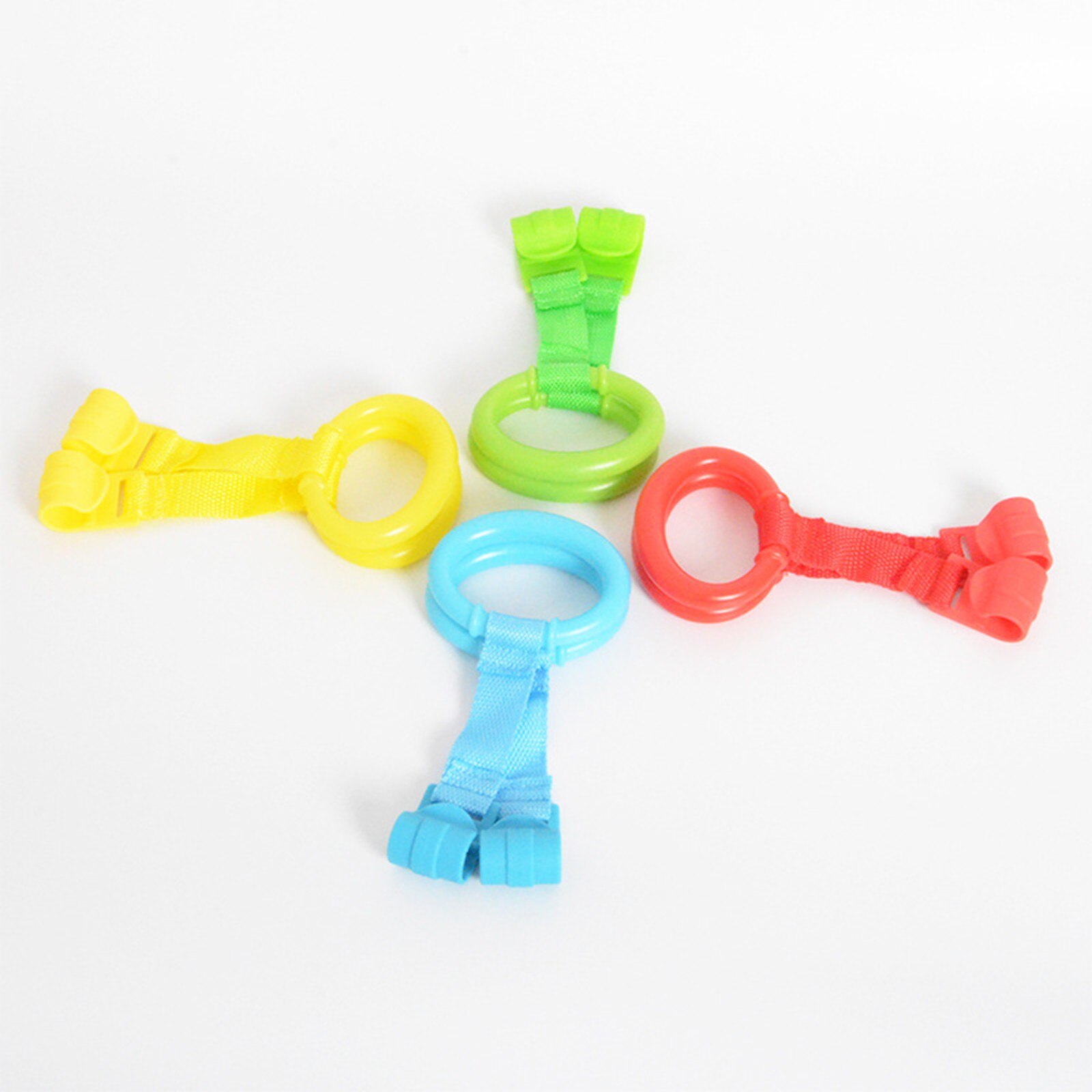 Playpen pull ring Help The Baby Learn To Stand Up And Pull The Ring On The Crib Fence Baby crib fence hand ring