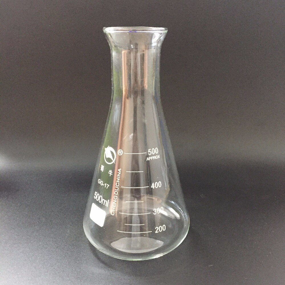 1 Pc 50-2000 Ml Driehoek Glas Trompet Mond Kolf Erlenmeyer Erlenmeyer Labratory Brede Hals kolf