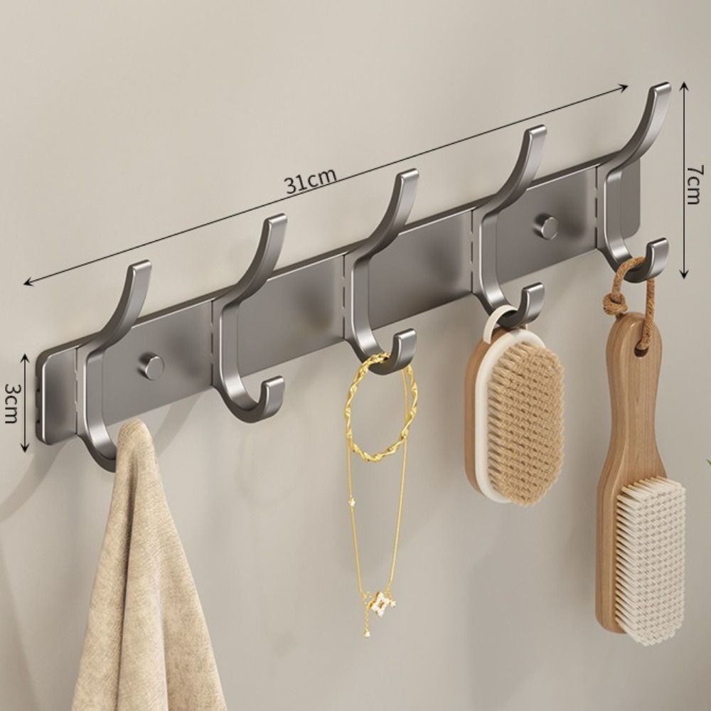 Sterke Dragende Kleding Jas Haken Zware Wandrek Handdoek Haken Huis Koolstofstaal Muur Gemonteerde Deur Hanger Badkamer: Marineblauw