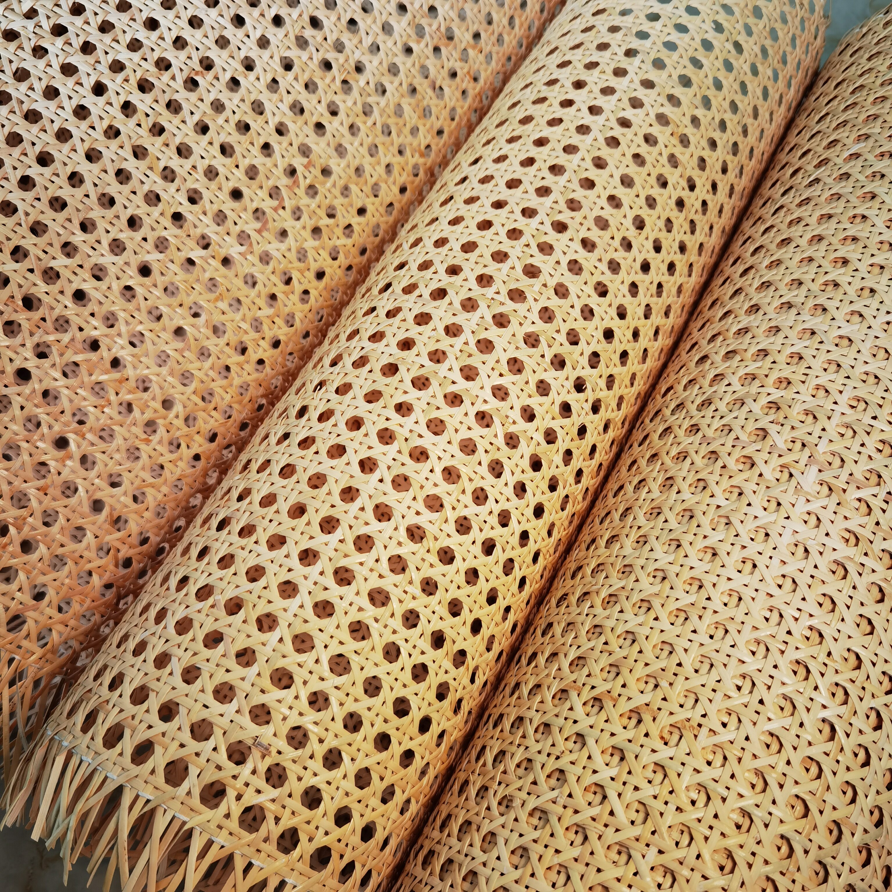 30Cm/40Cm/45Cm/50Cm/55Cm X 1 Meter Natuurlijke Rieten Webbing Sheet Echte Rotan Webbing Roll Stoel Achtergrond Meubelmateriaal