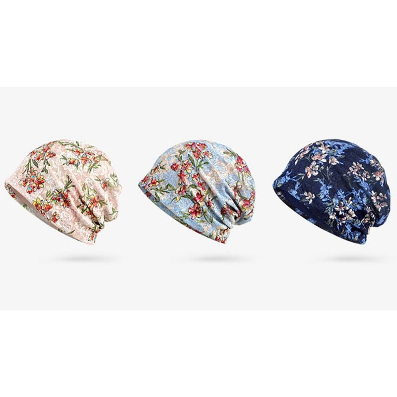 Muts van katoen, kant, bloemenmotief, casual stijl, ademend, elastisch, zomerzonnehoed, buiten, zon, straat, kamperen, vissen, zonnehoed