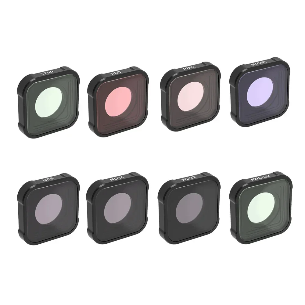UV CPL ND4 ND8 ND16 ND32 ND64 noche rojo rosa Magenta estrella para Gopro Hero 9 10 11 12 13 filtros de lente accesorios de Cámara de Acción: CAMEL