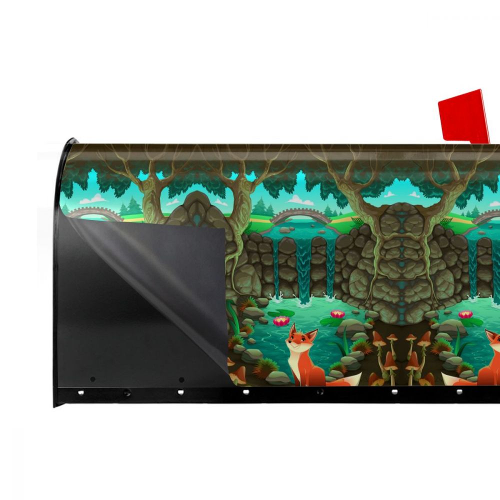 Kawaii vos kinderen droomwereld brievenbushoes kerstbrievenbushoes magnetische brievenbushoes voor tuin en erf