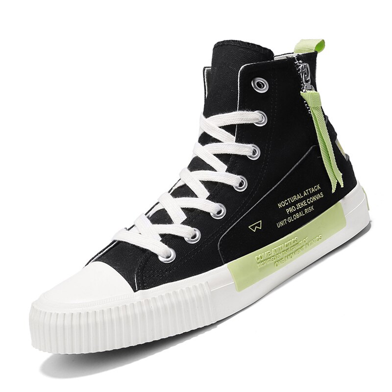 Heren high top herfst winter canvas sneakers mannelijke gevulkaniseerde schoenen casual schoenen comfortabele kleurrijke flats zapatillas