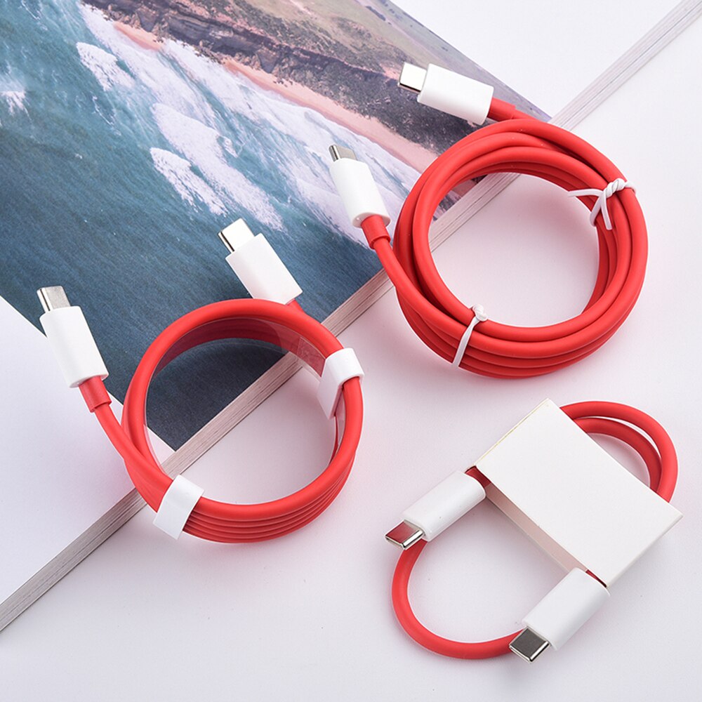Original oneplus usb-c-zu-usb-c-kabel Kette aufladen 6.5a Bindestrich pd-kabel für oneplus 1+ 9, 8 Profi , 9r 9rt 8t nord ,  n10 und 65w (ladekabel)