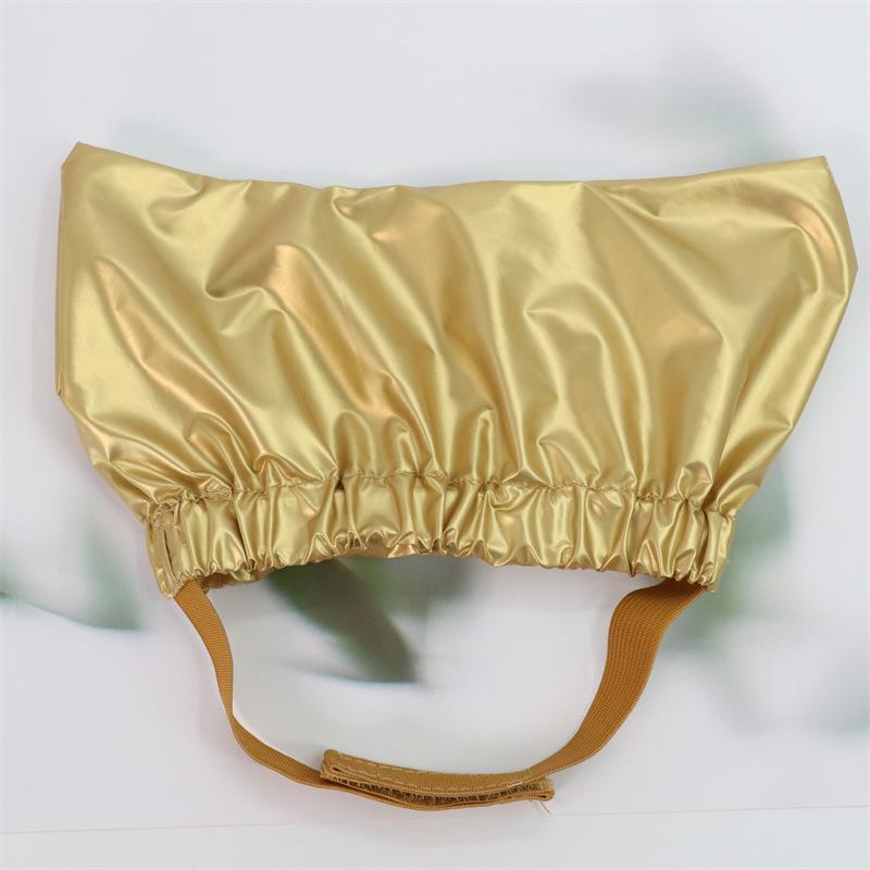 Bath Shower Cap For Cat Bathing Anti-ear Water Hood Pets Waterproof Cap Adjustable Ear Proof Bath Hat Cap Pet Grooming Supplies: S gold