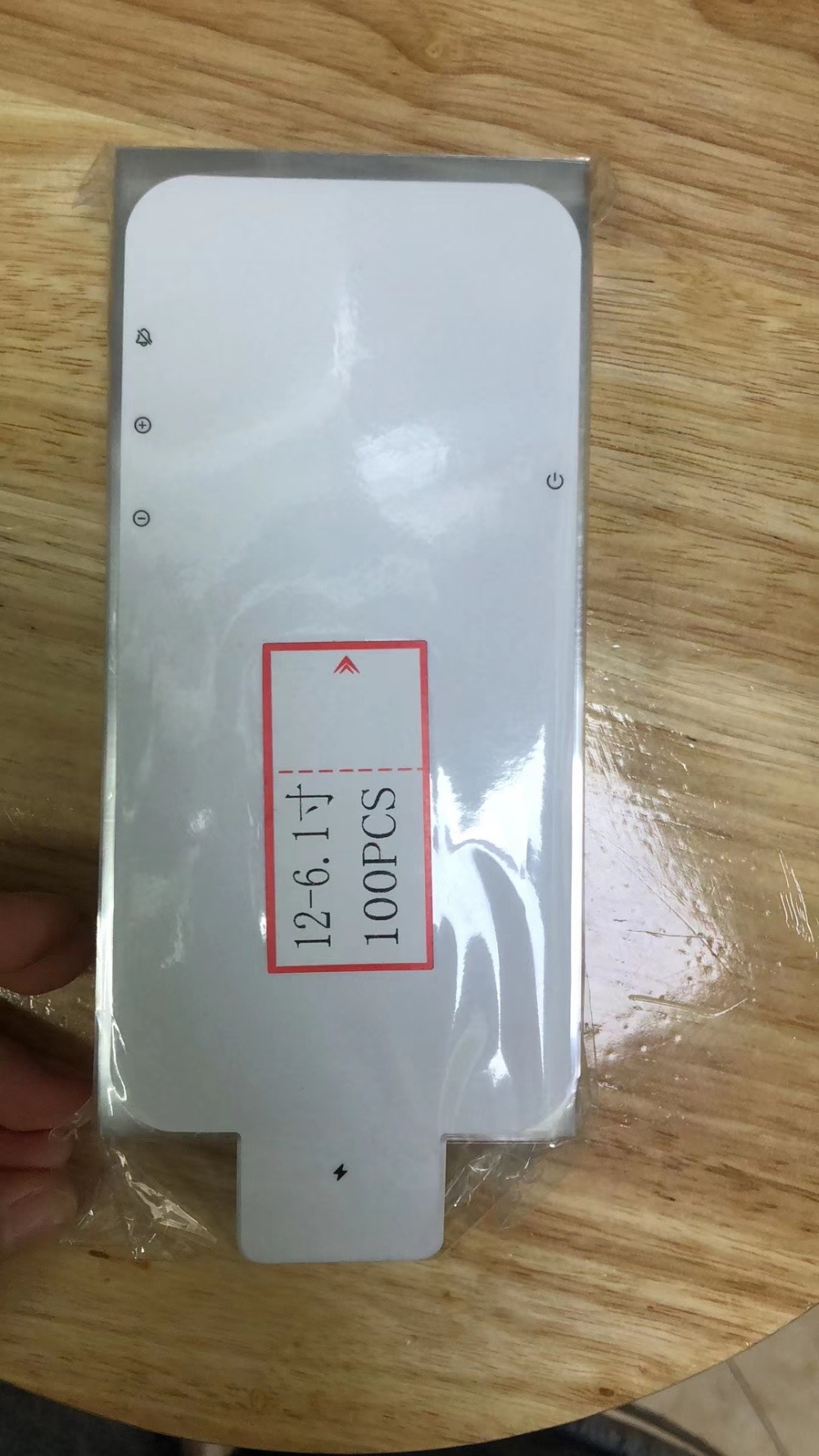 100pcs/lot for iPhone 13 12 11 Pro Max Mini 12pro 11pro 13pro 13promax Plastic Seal Factory Screen Protector Film Sticker