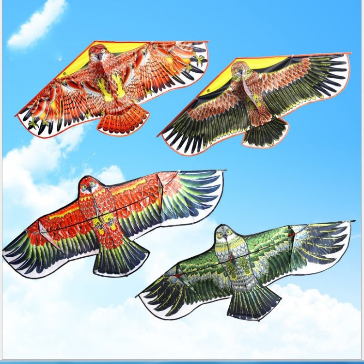 Familie Outdoor Fun Sport Flying Eagle Kite Novelty Eagle Vliegeren Controle Goede Vliegende Voor Kinderen Speelgoed Willekeurige kleur