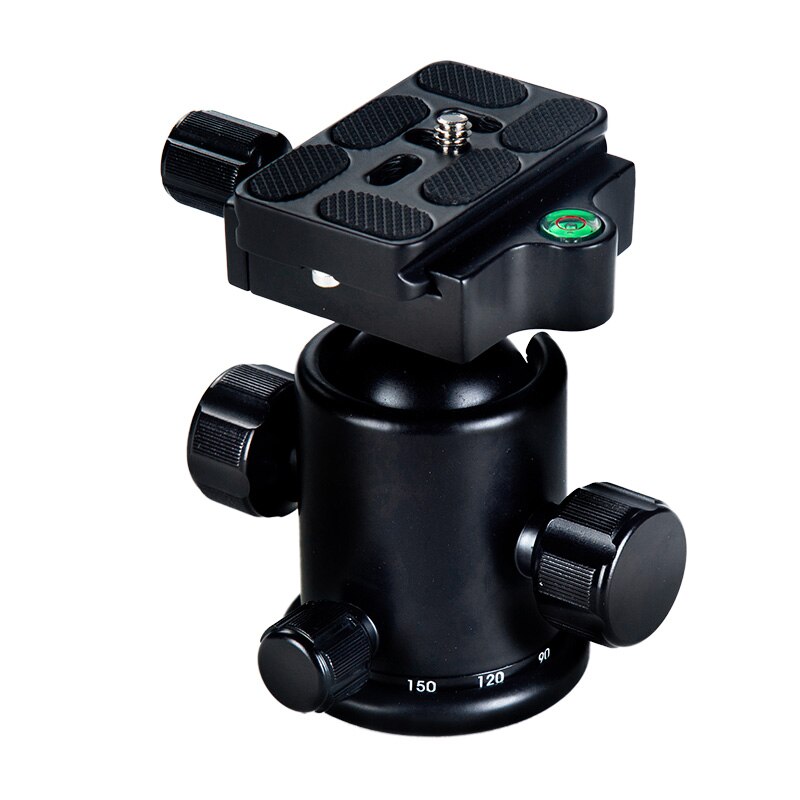 Manbily Tripod Head KB-0 Aluminum Camera Ball Head Tripod Head Panoramic Sliding Rail accessories