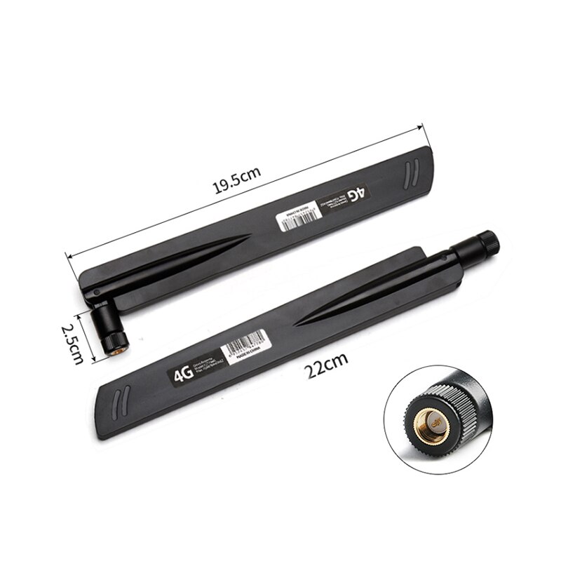 Antena de conector macho para enrutador GSM/CDMA, 3G, 4G, módem, 38DBI, SMA, 700-2700mhz, oferta