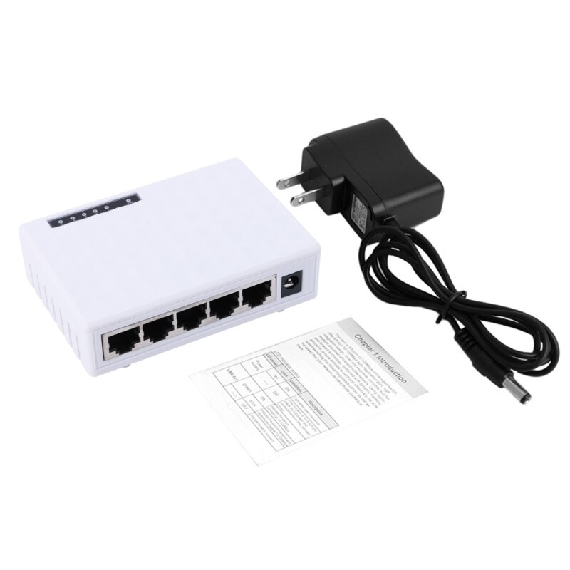 Hub Ethernet 10/100 ports, 5/8 Mbps, réseau, auto-mdi/MDIX