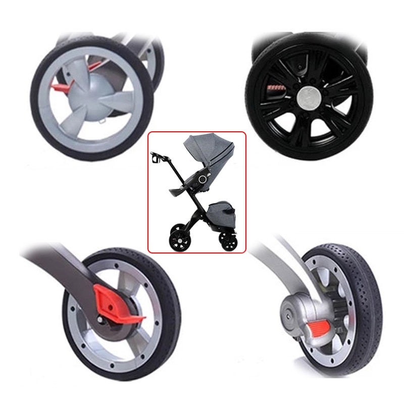 Barnevogn hjul kompatible med dsland serien stokke hjul xplory  v3 v4 v5 v6 baby trille hjul babyvogn barnevogn tilbehør