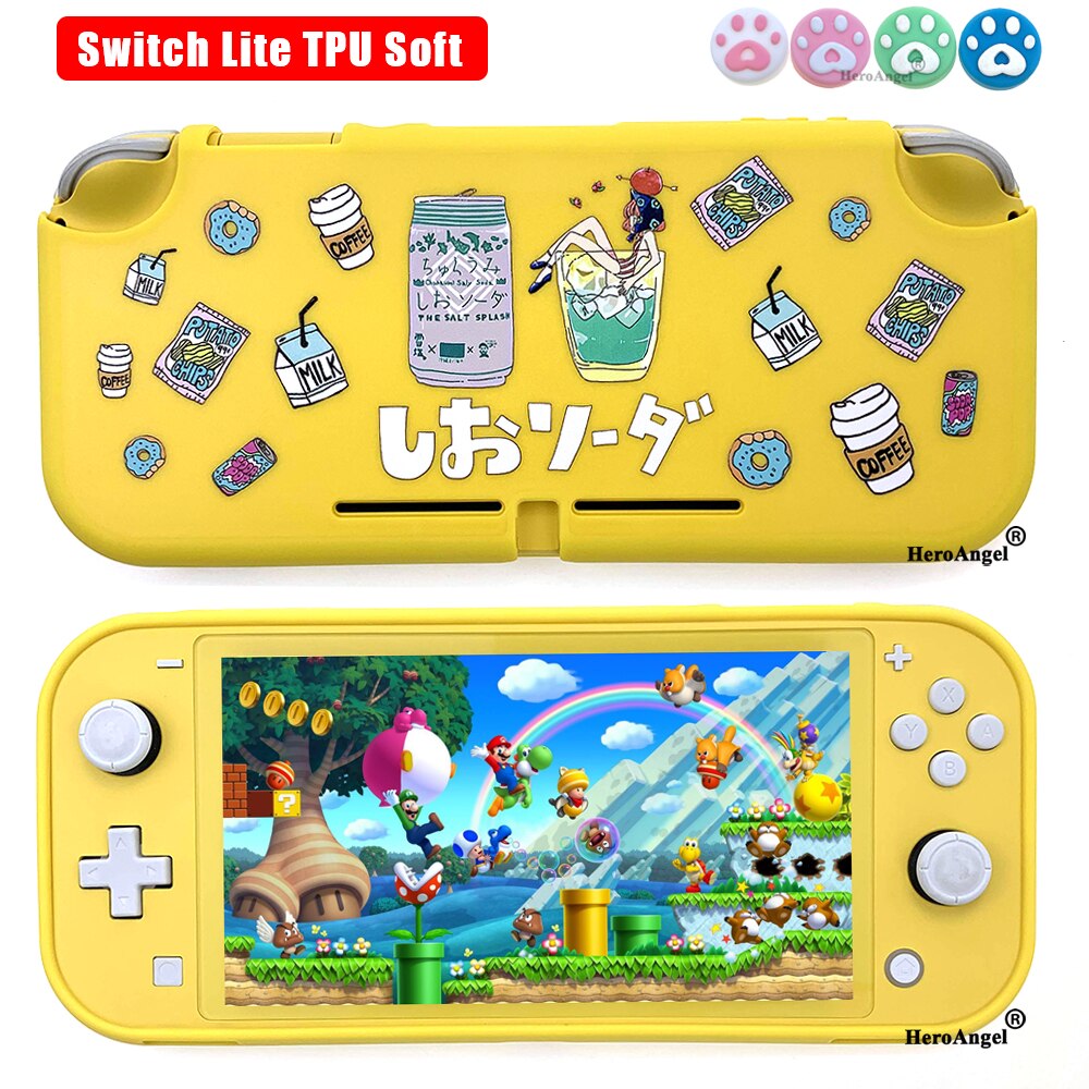 Case for Nintendo Switch Lite Soft Durable Protective Cover Case TPU Shells for Nintendoswitch Lite Console Accessories