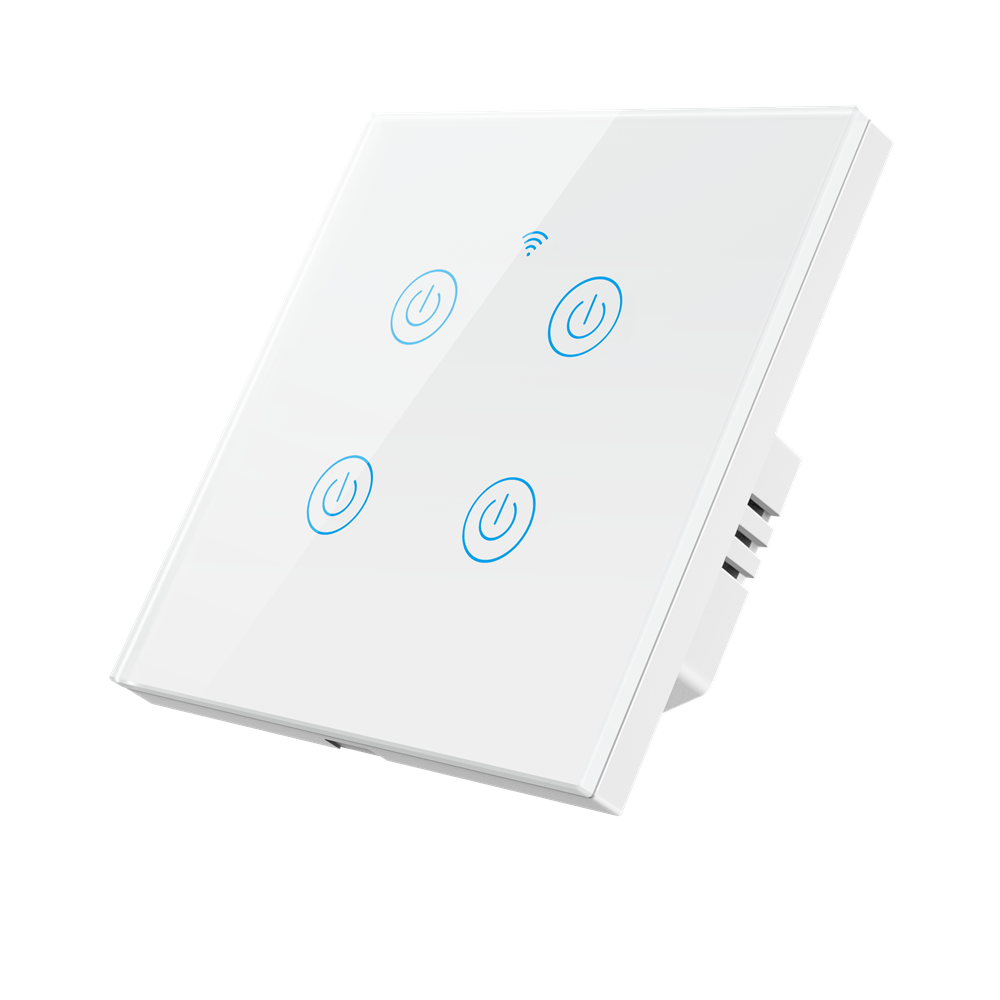 ATHOM Homekit No Neutral Needed WiFi EU Standard Smart Switch Touch Key Siri Voice Control