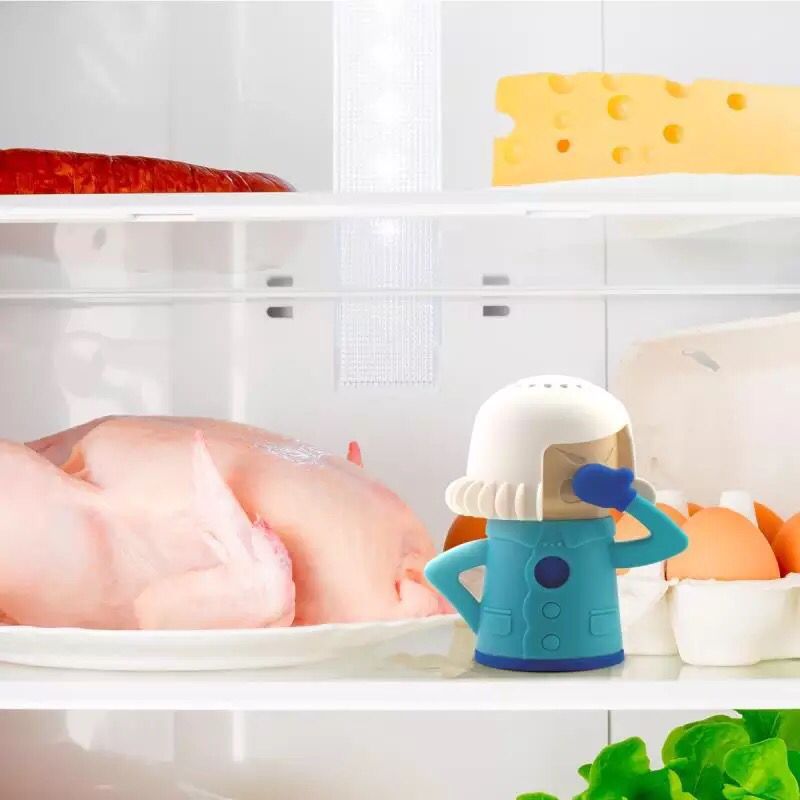Angry Mama Microwave Cleaner Cool Mama Freezer Odor Absorber Fridge Deodoriser Plastic Oven Steam Cleaning Tool for Home Kitchen