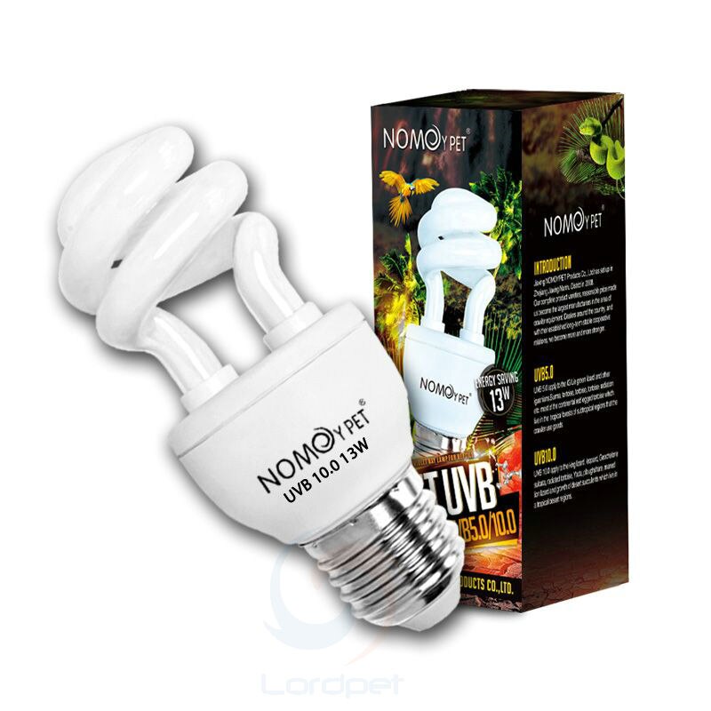 Reptile 10.0 UVB 13W Compact Light Fluorescent Desert Terrarium Lamp Bulb: Default Title