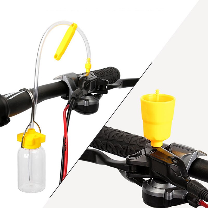 TOOPRE-Kit de purga de frenos 2 en 1 para bicicleta, inyector de aceite multifuncional, Mineral hidráulico, DOT