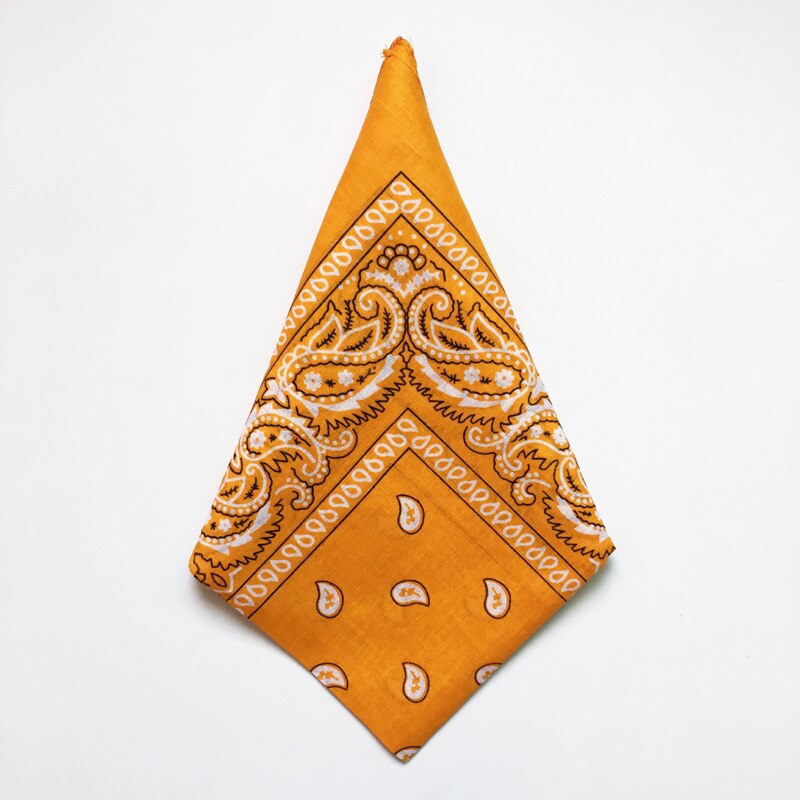 Unisex Katoen Bandana Sjaal Vierkante Bandana 55Cm * 55Cm Hoofddeksels Hip Hop Rock Meisjes Hoofddoek Hoofdbanden Haar accessoires: 8