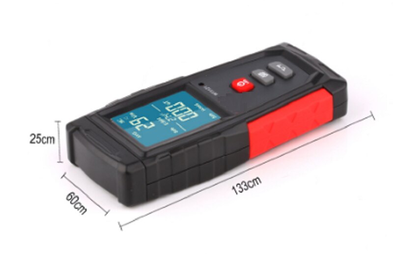Wt3121 testeur de rayonnement électromagnétique de compteur numérique d'affichage à cristaux liquides tenu dans la main
