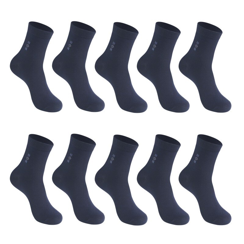 Chaussettes géométriques pour hommes, petites entreprises, pour travail OL, , offre spéciale, en coton, de bonne , 10 pièces =(5 paires), , décontracté: Z-BLUE