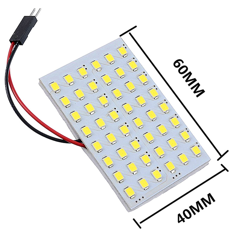 48 SMD COB LED 4W 12V Wit Licht Interieur Lampjes Dome Lamp