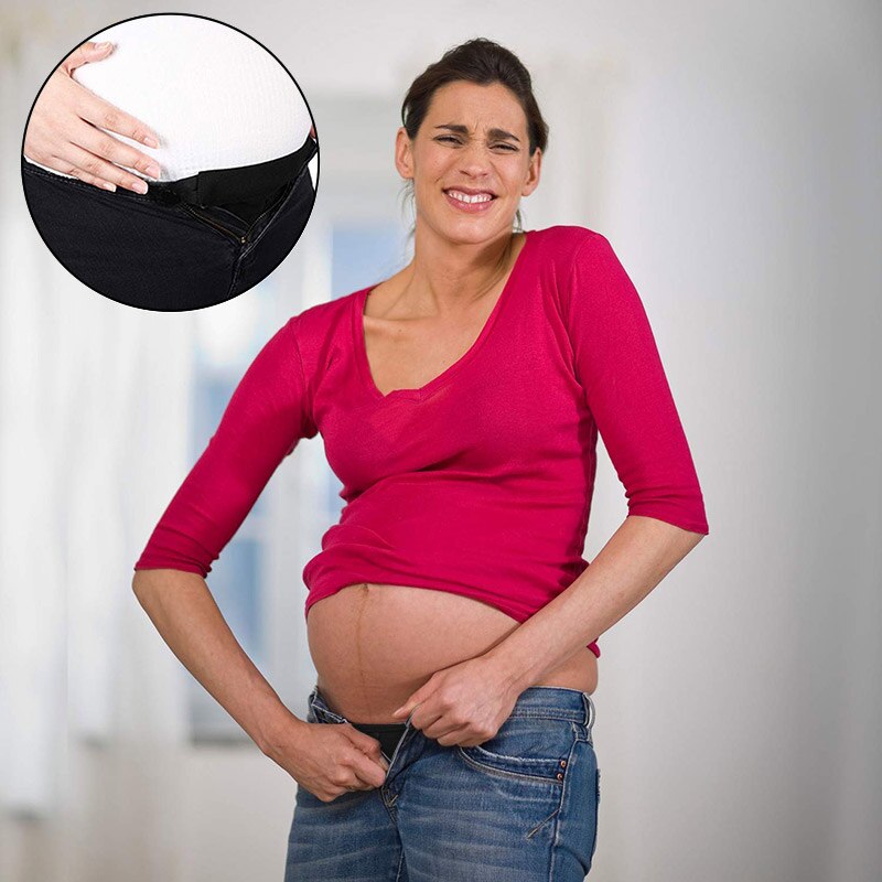 Vrouwen Verstelbare Elastische Moederschap Zwangerschap Tailleband Riem Taille Extender Kleding Broek Voor Zwangere Naaien Accessoires