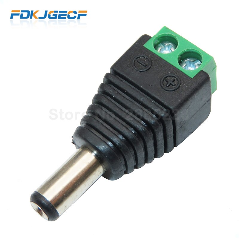 5PCS male and female DC Power plug 5.5 x 2.1MM 5.5*2.5MM 12V 24V Jack Adapter Connector Plug CCTV 5.5x2.1 2.5