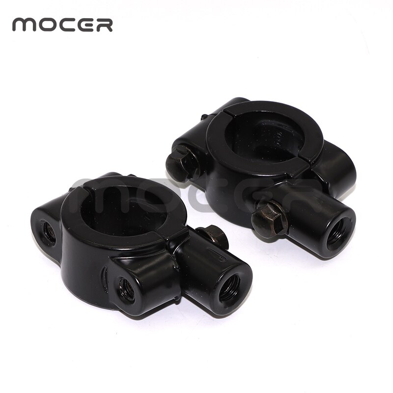 Abrazadera montaje de espejo para motocicleta, 1 Uds., 22mm, 10mm, 7/8 ", XP-064: 10mm