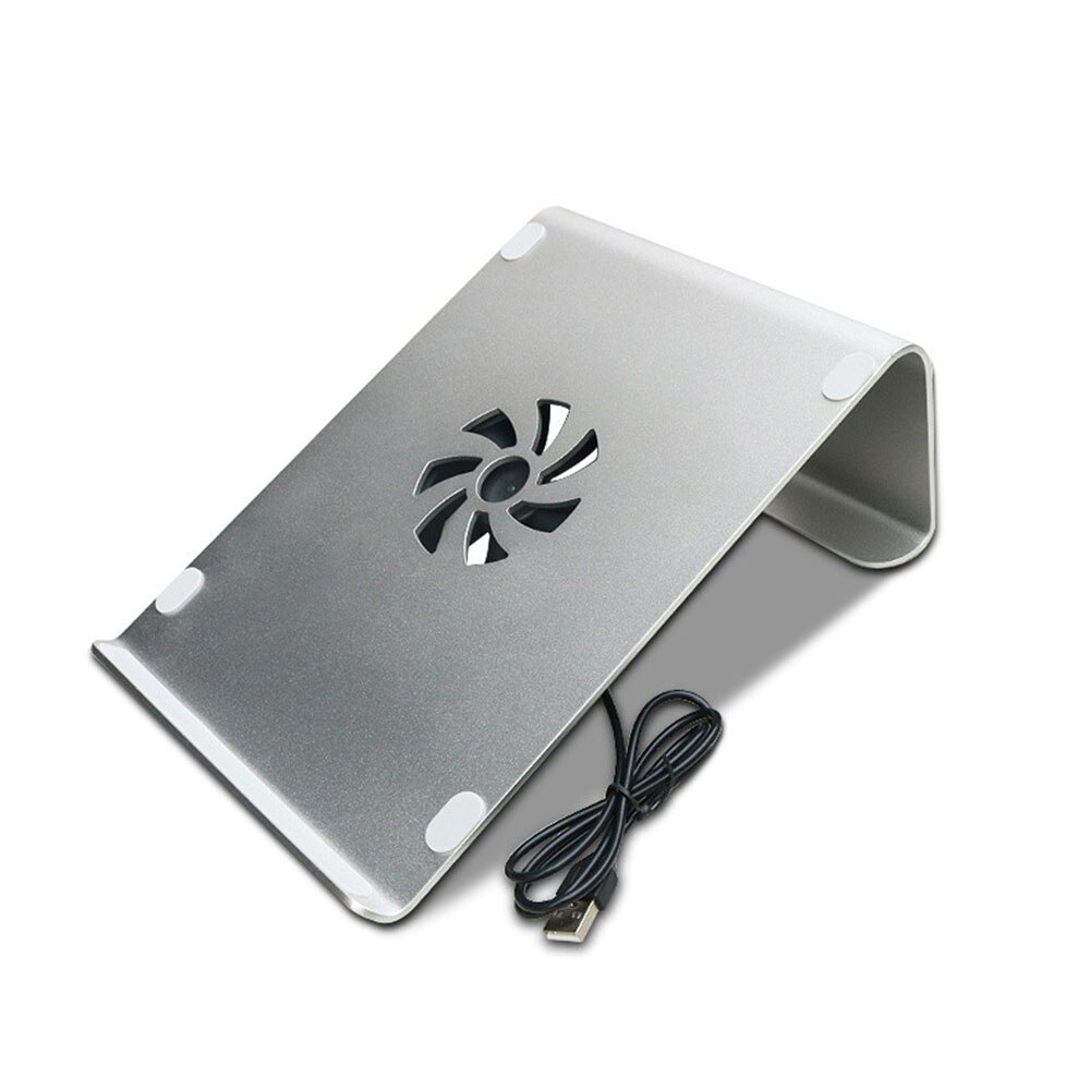 Notebook Stand Met Usb Koelventilator Aluminium Laptop Stand Houder Voor Macbook Air Pro 11 12 13 15 Computer koeling Beugel