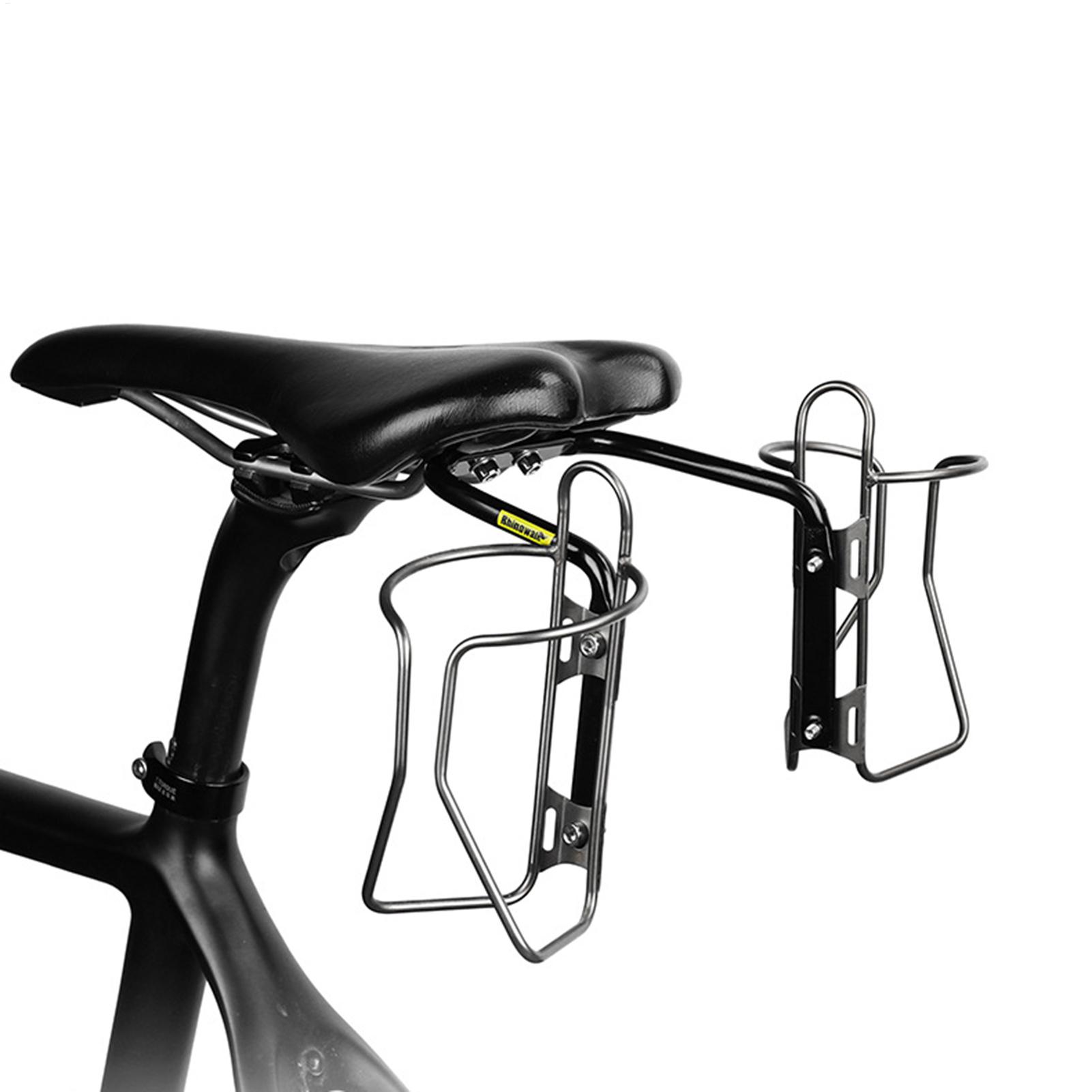 Bike Saddle Bag Stabilizers Support Bracket Bike Water Bottle Holder For Bicycle Saddle Bag Anti-shake Rear Rack Bag