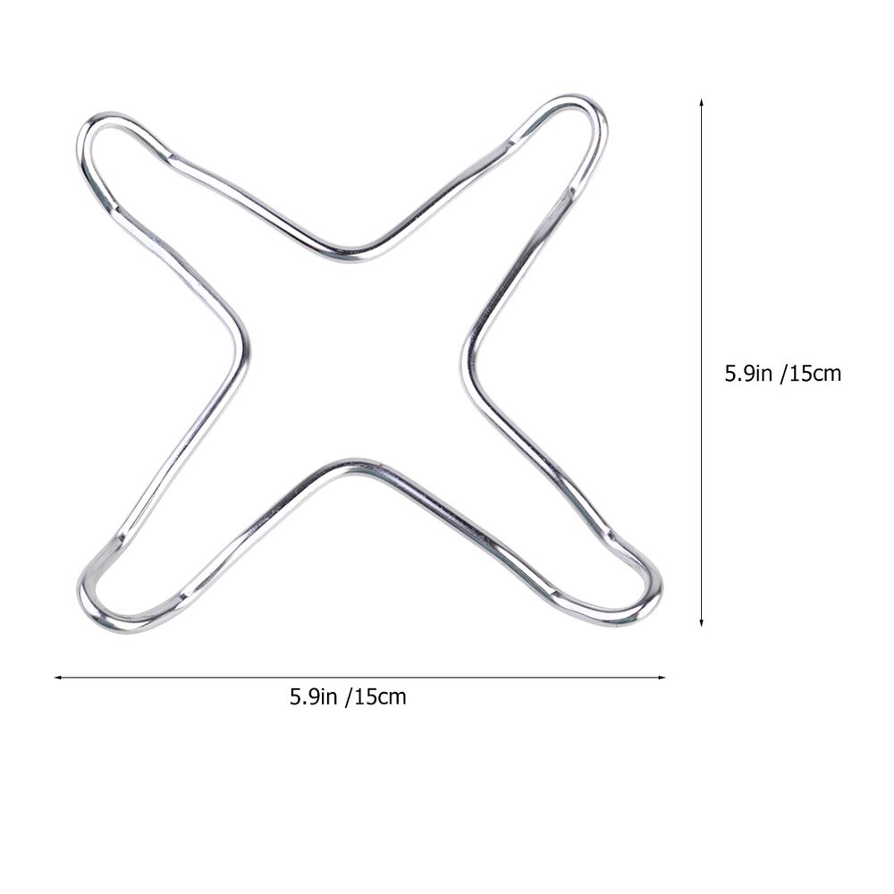 Multifunctional Gas Stove Stand Stainless Steel Gas Stove Rack Durable Small Pan Support Rack for Home Kitchen