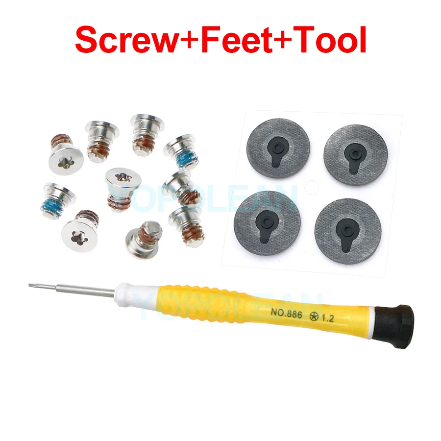 Bottom Screw Screws Rubber Feet Srewdriver For Macbook Pro Retina 13" 15" A1398 A1425 A1502: Red