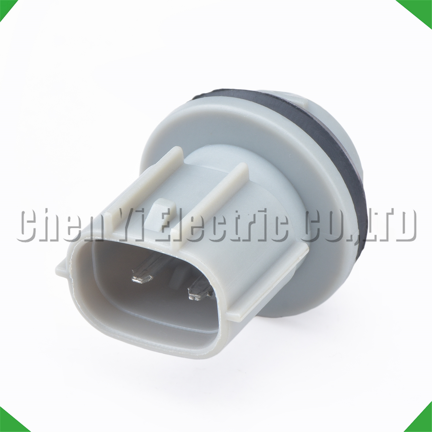 Conector automático de 2 pines, Base de luz T10 T15, enchufe de bombilla halógena, soporte de lámpara, enchufe de arnés de cables 8161512590 7223-1324-40 90075-60001: Descolorido