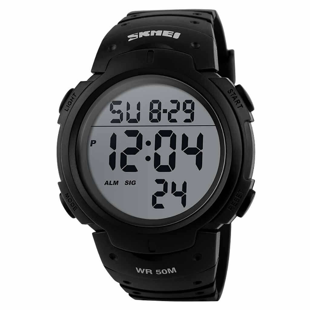 Relogio skmei udendørs sportsur mænd elektroniske ure kalender alarm ur vandtæt digitalt armbåndsur montre homme