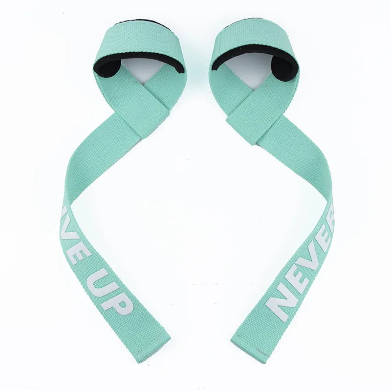 1 Pair Gym Sports Fitness Wrist Band Anti-slip Pull Up Weight Lifting Training Silicone Wrist Band Hard Pull Grip Power Strap: light green