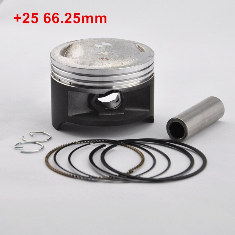 Motorfiets Zuiger Ringen Kit Voor Suzuki DR200 DR200SE 1986 SP200 DF200 RV200 Boring 66Mm 66.25Mm 66.5Mm Std + 25 + 50: PISTON KIT 66.25MM